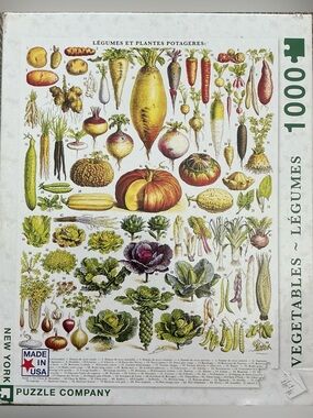 New York Puzzle Company “Vegetables - Legumes” 1000 piece puzzle